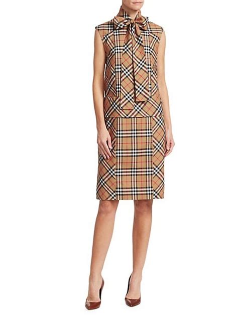 burberry luna tie neck dress|Burberry Luna Tie.